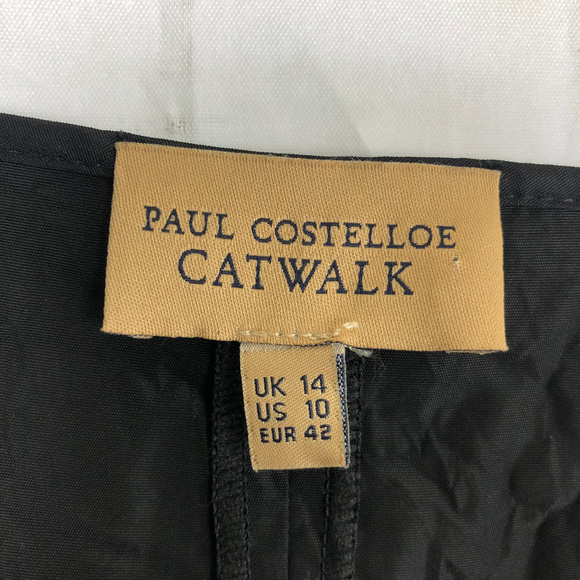 Paul costelloe catwalk black midi dress 101K - Picture 2 of 7